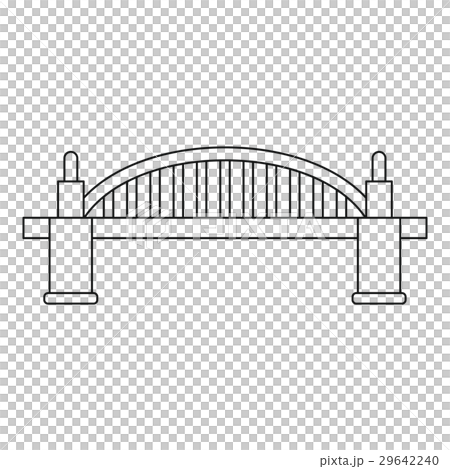 Bridge icon, outline style 29642240