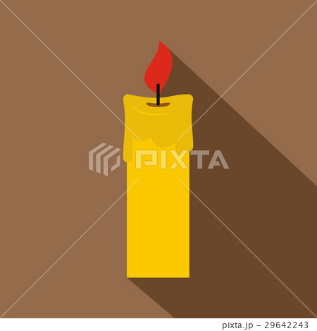 Candle icon, flat style 29642243
