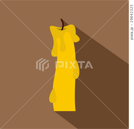 Waxy candle icon, flat style Waxy candle icon, flat style 29642325
