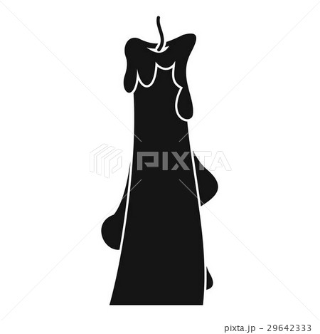Dropped candle icon, simple style Dropped candle icon, simple style 29642333