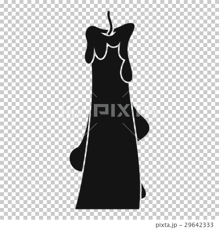 Dropped candle icon, simple style Dropped candle icon, simple style 29642333