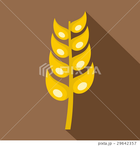 Ripe spica icon, flat style 29642357