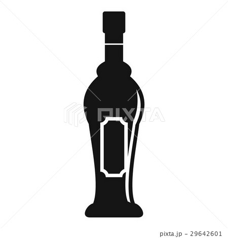 Alcohol bottle icon, simple style 29642601