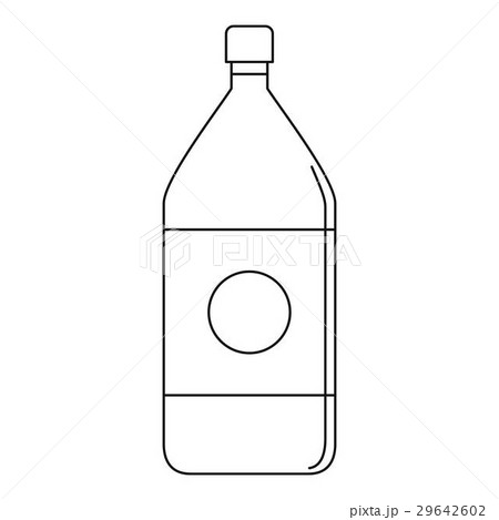 Water bottle icon, outline style 29642602