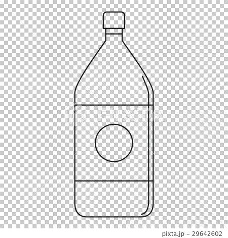 Water bottle icon, outline style 29642602