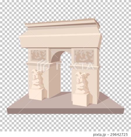Triumphal arch icon, cartoon style Triumphal arch icon, cartoon style 29642725