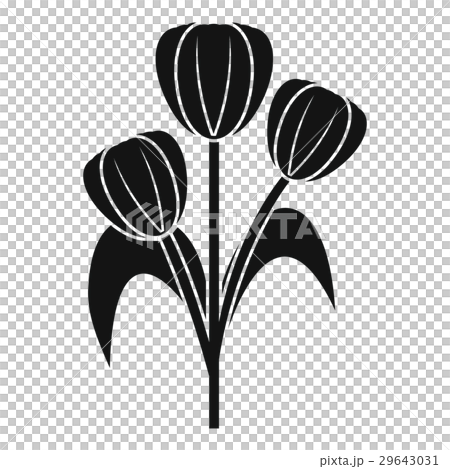 Flowers icon, simple style 29643031