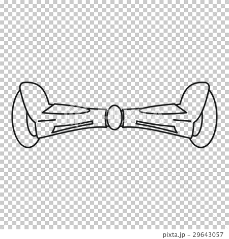 Hoverboard icon, outline style Hoverboard icon, outline style 29643057
