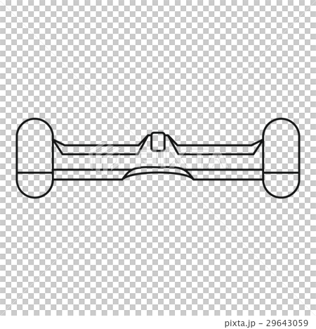 Smart scooter icon, outline style Smart scooter icon, outline style 29643059