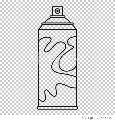 Colored spray icon, outline style Colored spray icon, outline style 29643440