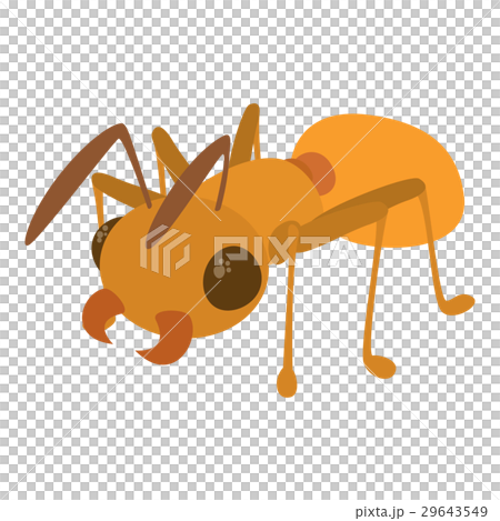 Ant icon, cartoon style 29643549
