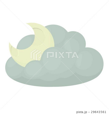 Night icon, cartoon style 29643561