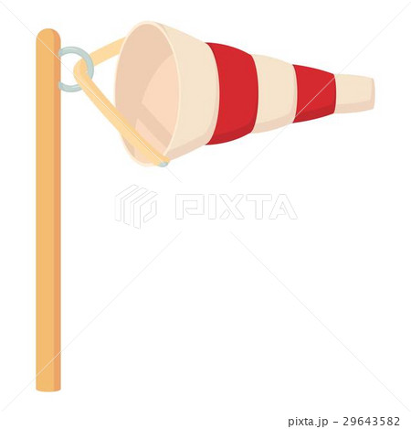 Crosswind icon, cartoon style 29643582