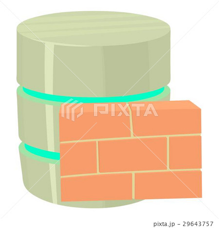 Not available database icon, cartoon style 29643757