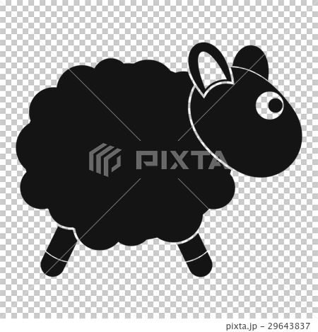 Sheep icon, simple style 29643837