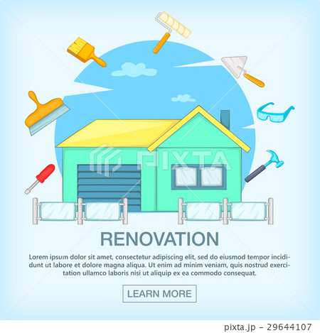 Building process concept repair, cartoon style Building process concept repair, cartoon style 29644107