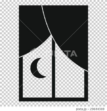 Nightly window icon, simple style Nightly window icon, simple style 29644389