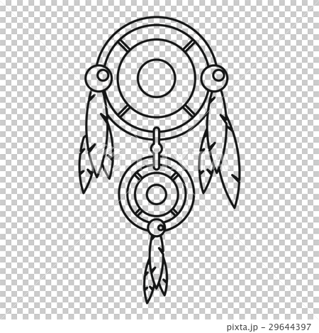 Dreamcatcher icon, outline style 29644397