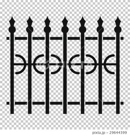 Park fence icon, simple style Park fence icon, simple style 29644399