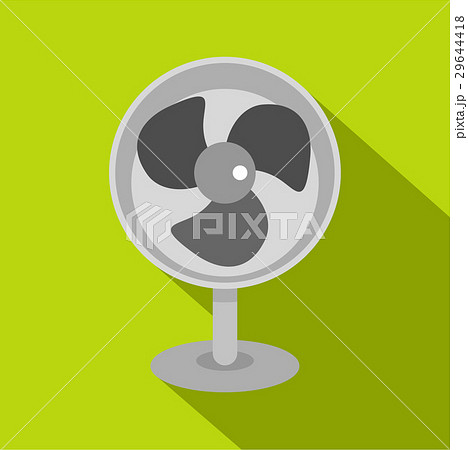 Retro electric fan icon, flat style Retro electric fan icon, flat style 29644418
