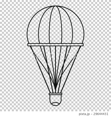 Aerostat icon, outline style Aerostat icon, outline style 29644431