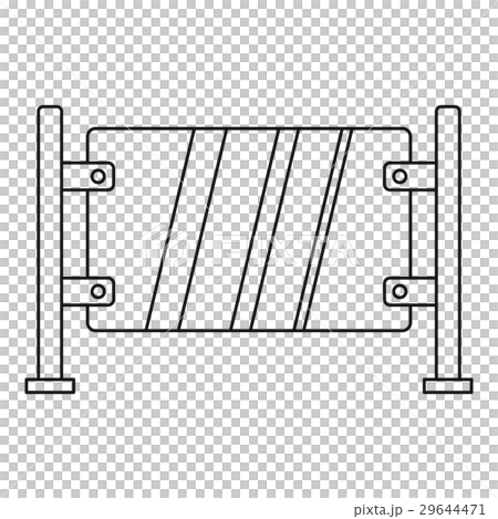 Glass gate icon, outline style Glass gate icon, outline style 29644471