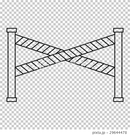 Police line icon, outline style Police line icon, outline style 29644478