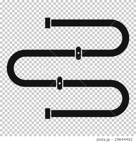 Heated towel rail icon, simple style Heated towel rail icon, simple style 29644482