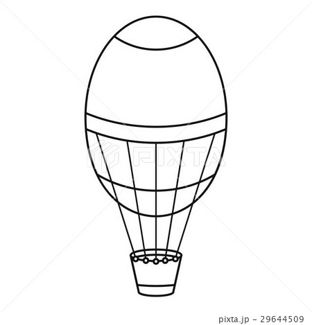 Air balloon icon, outline style Air balloon icon, outline style 29644509