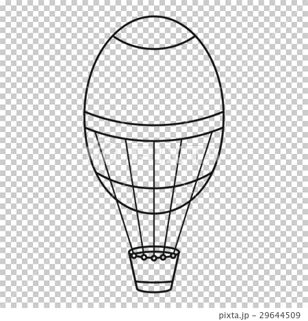 Air balloon icon, outline style Air balloon icon, outline style 29644509