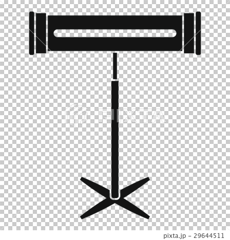 Electric heater icon, simple style 29644511