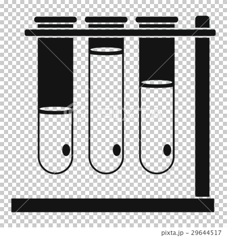 Three beakers icon, simple style 29644517