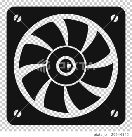 Computer fan icon, simple style Computer fan icon, simple style 29644543