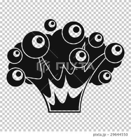 High power explosion icon, simple style 29644550