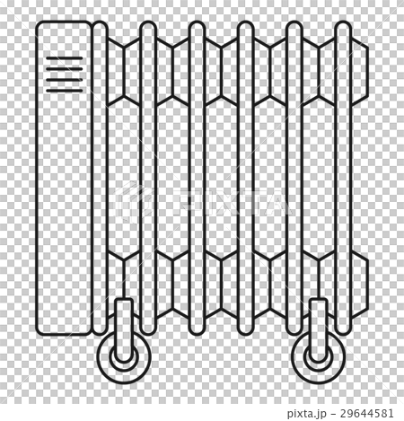 Electric oil heater icon, outline style Electric oil heater icon, outline style 29644581