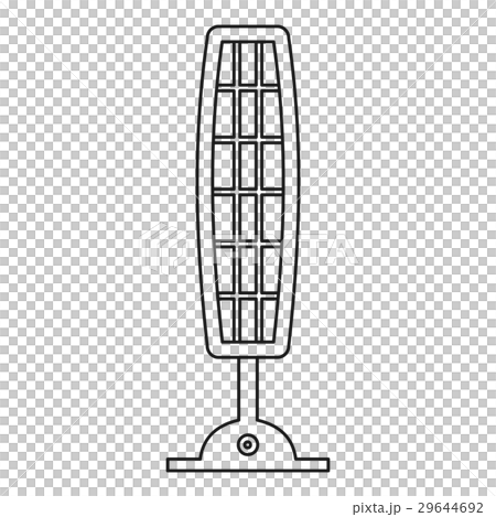 Infrared of quartz heater. icon, outline style 29644692