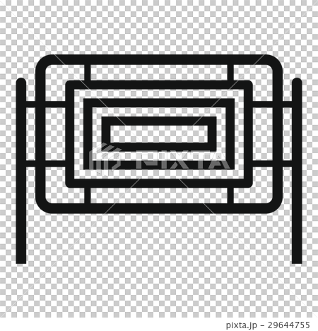 Square fence icon, simple style Square fence icon, simple style 29644755