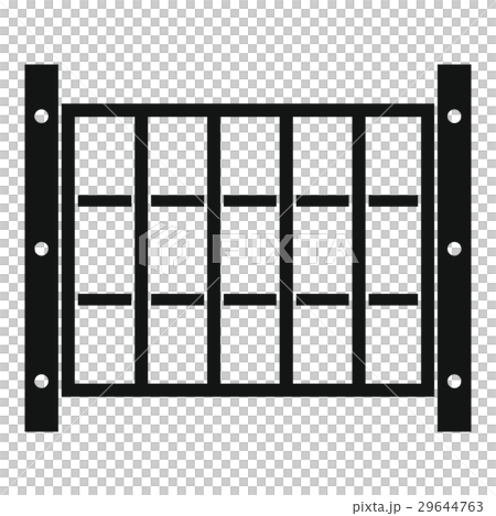 Yard fence icon, simple style Yard fence icon, simple style 29644763