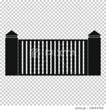 Stone fence icon, simple style Stone fence icon, simple style 29644768
