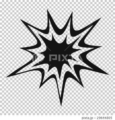 Heavy explosion icon, simple style 29644805