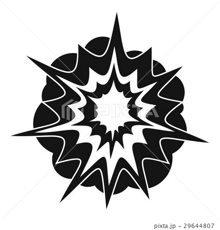 Fire explosion icon, simple style Fire explosion icon, simple style 29644807