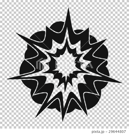 Fire explosion icon, simple style Fire explosion icon, simple style 29644807