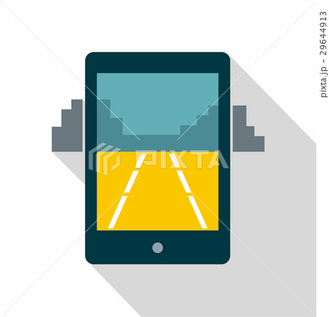 Mobile gaming icon, flat style 29644913