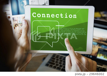 Communication Connection Teleconferrence Network Concept 29646002