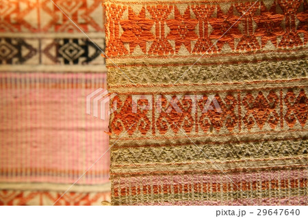 Pattern of the traditional woven fabrics / Pattern Pattern of the traditional woven fabrics / Pattern 29647640