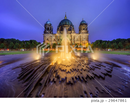 Berlin Cathedral with fountain, Berliner Dom 29647861