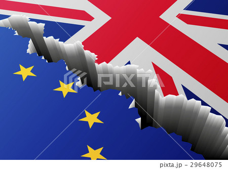 Flag Europe United Kingdom Deep Crack 29648075
