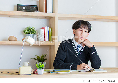 勉強する受験生 29649668