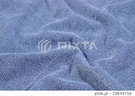 Texture of blue terry towel 29649756