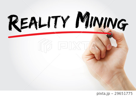 Hand writing Reality mining with marker 29651775